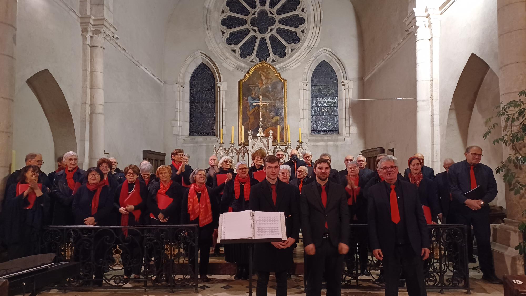 Concert avec le chœur d'hommes