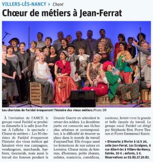 Article suite au spectacle à Villers